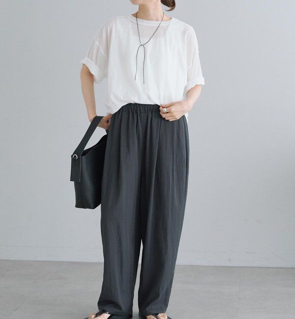  「コットンナイロンシアーオーバーTシャツ」|Tシャツ・カットソー|