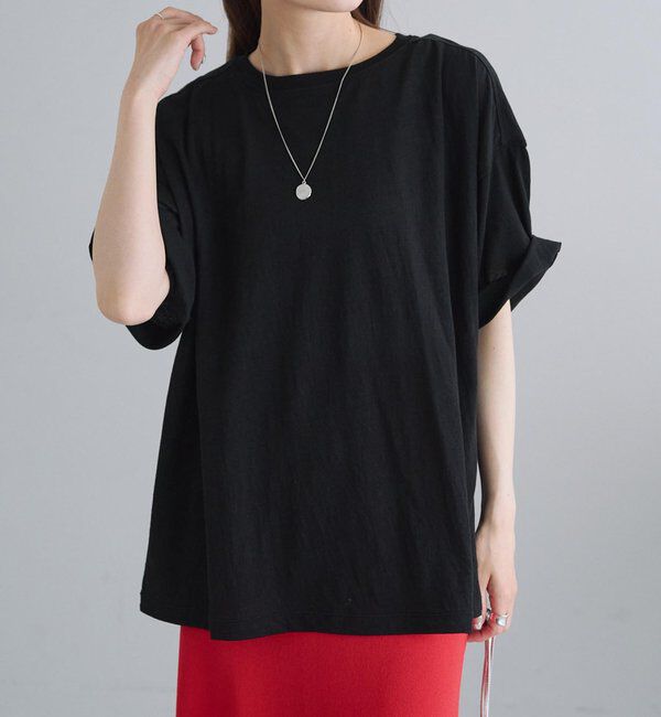  「コットンナイロンシアーオーバーTシャツ」|Tシャツ・カットソー|