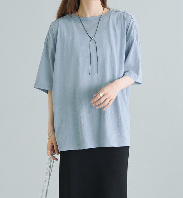  「コットンナイロンシアーオーバーTシャツ」|Tシャツ・カットソー|