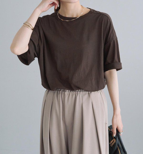  「コットンナイロンシアーオーバーTシャツ」|Tシャツ・カットソー|