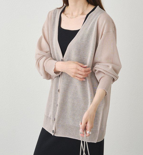  「【日焼け・冷房対策に◎】シアーカーディガン」|カーディガン|