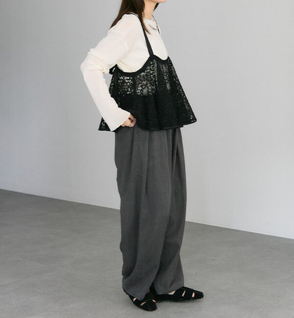  「テンセルコットンツータックパンツ」|その他|