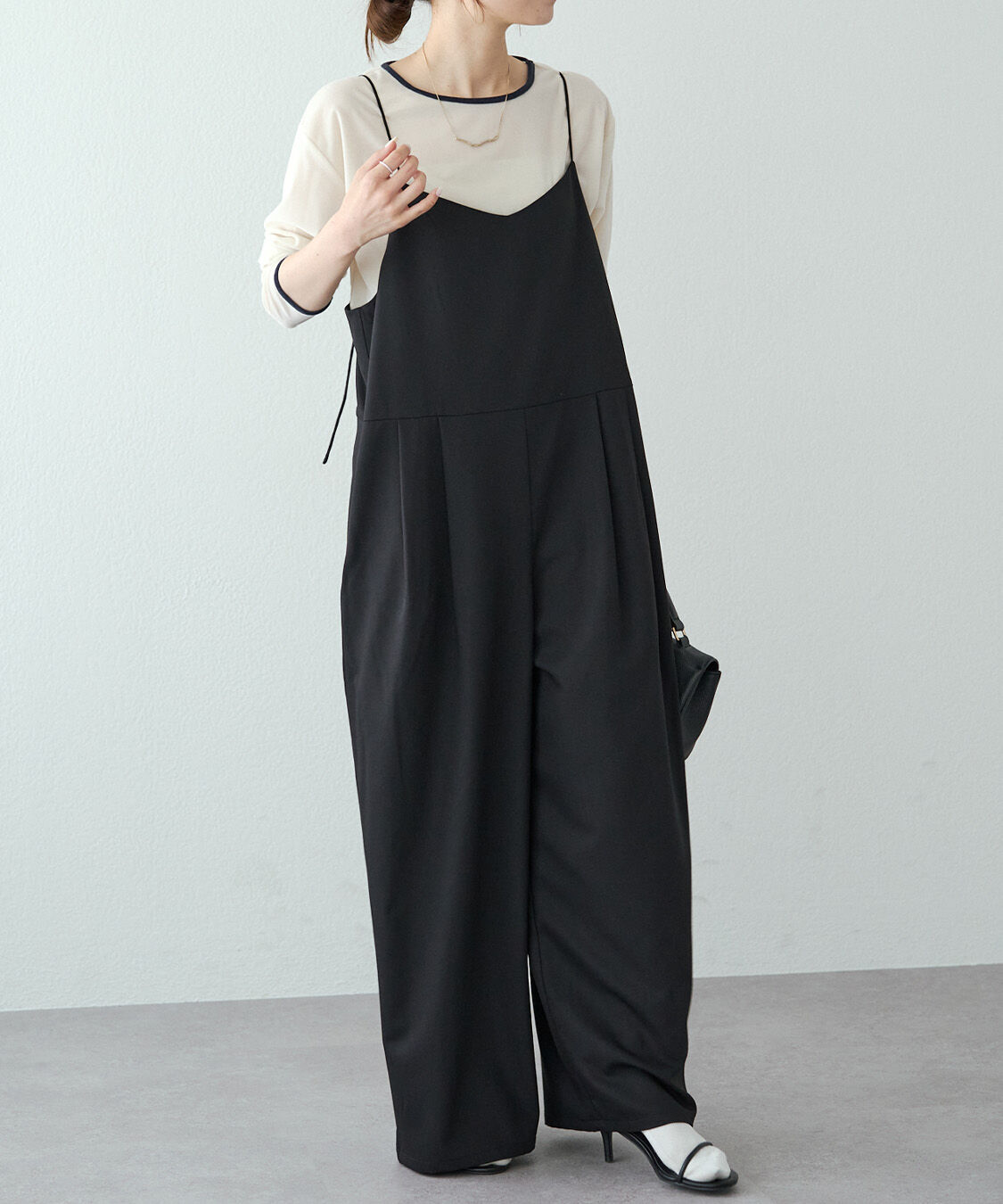  「【セットアップ対応】ツータックストレッチサロペット」|その他|