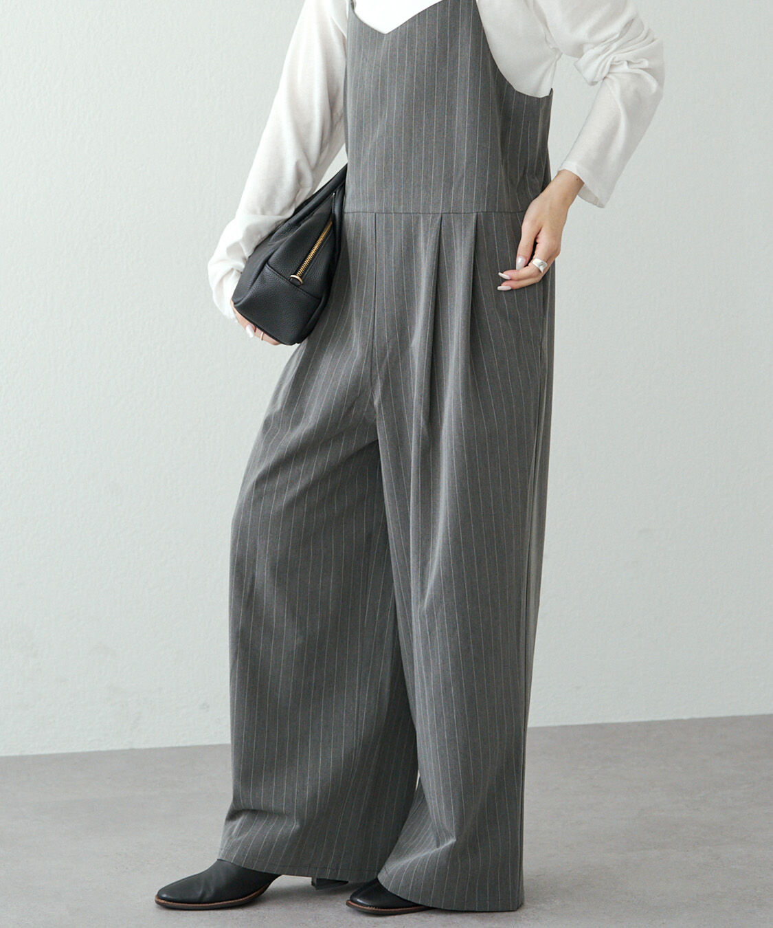  「【セットアップ対応】ツータックストレッチサロペット」|その他|