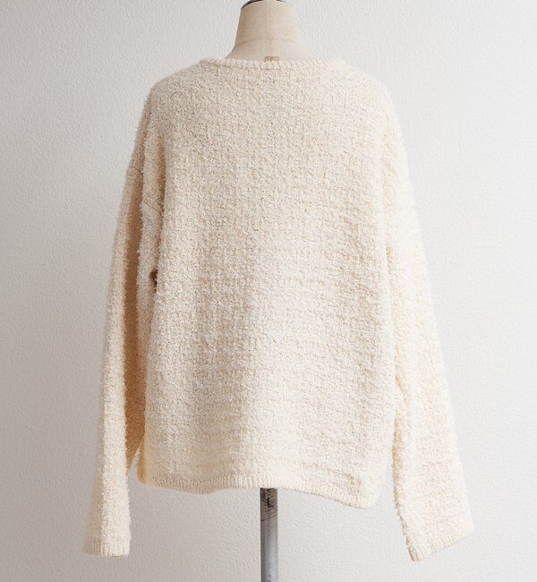  「ツィードライクニットカーディガン」|ニット・セーター|