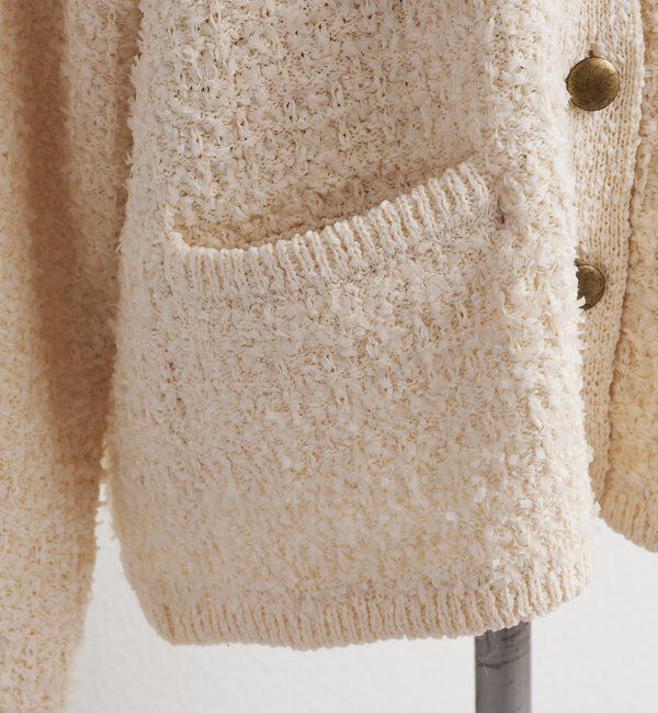  「ツィードライクニットカーディガン」|ニット・セーター|