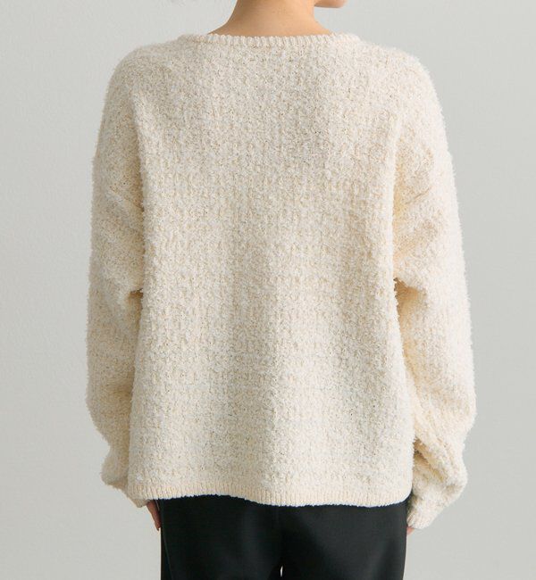 「ツィードライクニットカーディガン」|ニット・セーター|