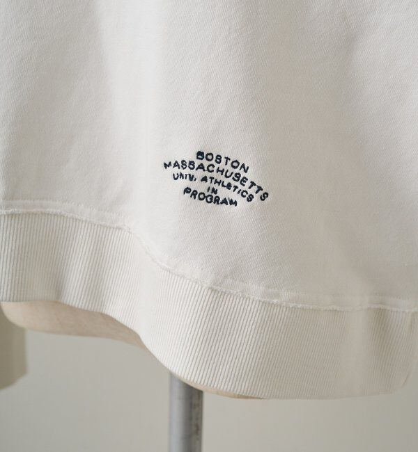  「ロゴ刺繍ショートスウェット」|プルオーバー|