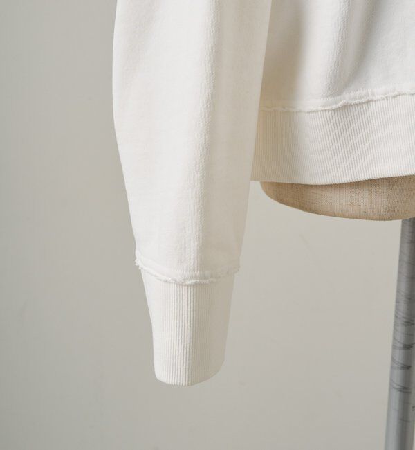  「ロゴ刺繍ショートスウェット」|プルオーバー|