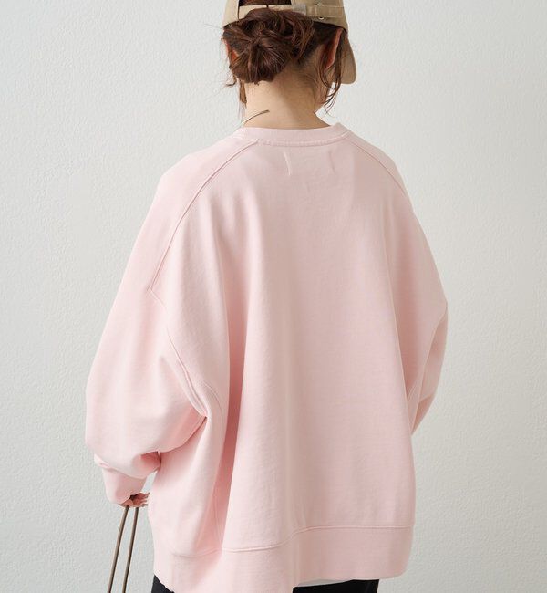  「ロゴ刺繍チュニックスウェット」|プルオーバー|