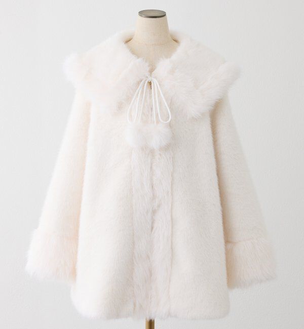  「衿つきファーミドルコート」|その他|