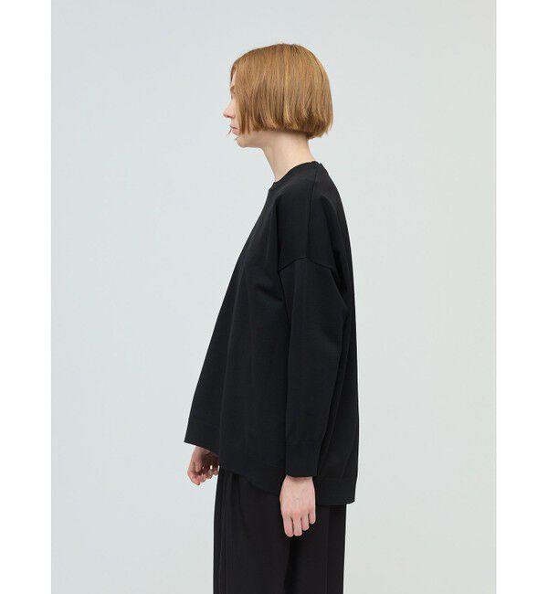 mizuiro ind「mizuiro ind クルーネックワイドプルオーバー」|ニット・セーター|