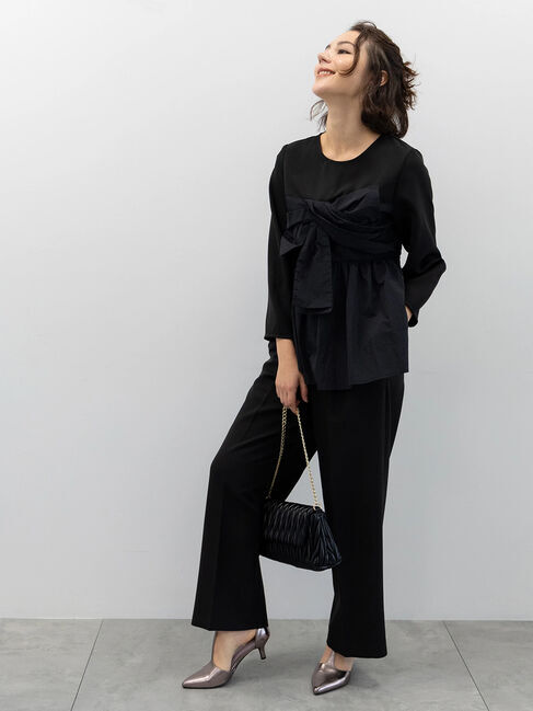 Te chichi「【セレモニーアイテム】タックストレートワイドパンツ（セットアップ可）」|その他|