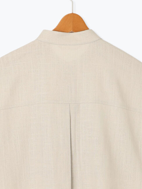 Lugnoncure「【セットアップ可】レーヨン麻半袖シャツ」|シャツ・ブラウス|