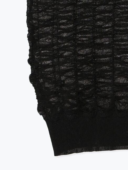 Te chichi「シアーシャーリングノースリーブニット」|ニット・セーター|