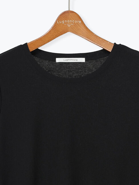 Lugnoncure「シアースラブテレコ長袖トップス」|Tシャツ・カットソー|