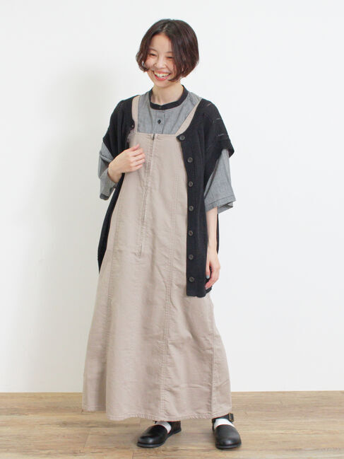 Samansa Mos2「テープヤーン前後2WAYベスト」|ダウンベスト・ベスト|