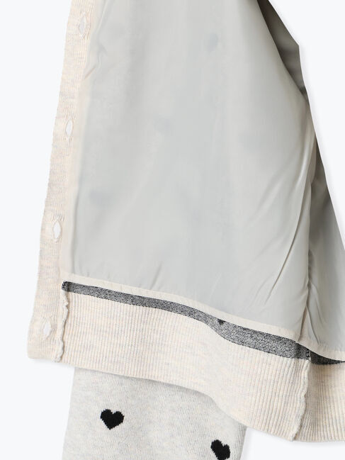 Samansa Mos2「裏地付ジャカードニットカーディガン」|カーディガン|