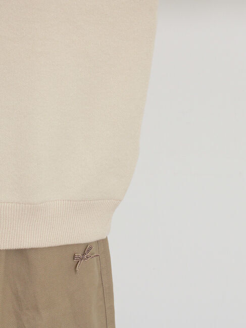 Samansa Mos2「ワッペン付スウェットライクニット」|ニット・セーター|