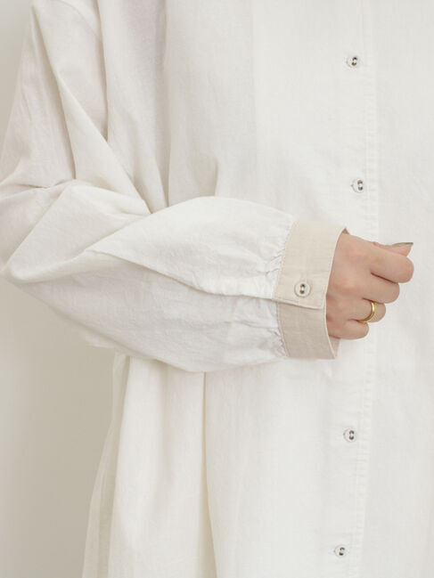 Samansa Mos2「柄アソートクレリックチュニック」|シャツ・ブラウス|