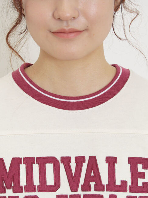 Samansa Mos2「ワッペンロゴスウェット」|Tシャツ・カットソー|