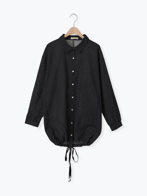 Samansa Mos2「裾ドロストチュニック」|シャツ・ブラウス|