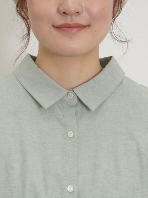 Samansa Mos2「裾ドロストチュニック」|シャツ・ブラウス|