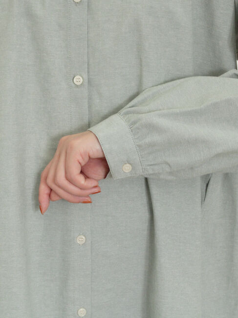 Samansa Mos2「裾ドロストチュニック」|シャツ・ブラウス|