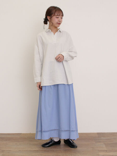 Samansa Mos2「2WAYシャーリングスカート」|スカート|