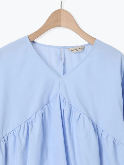 Samansa Mos2「ティアードVネックチュニック」|シャツ・ブラウス|