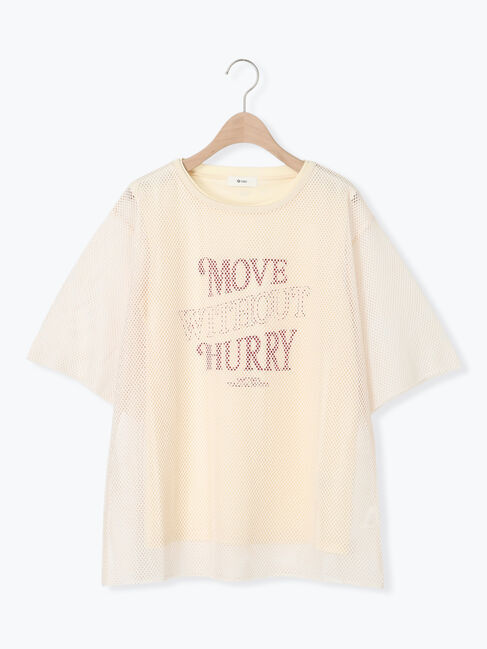 SM2「メッシュTシャツ&プリントノースリーブSET」|Tシャツ・カットソー|