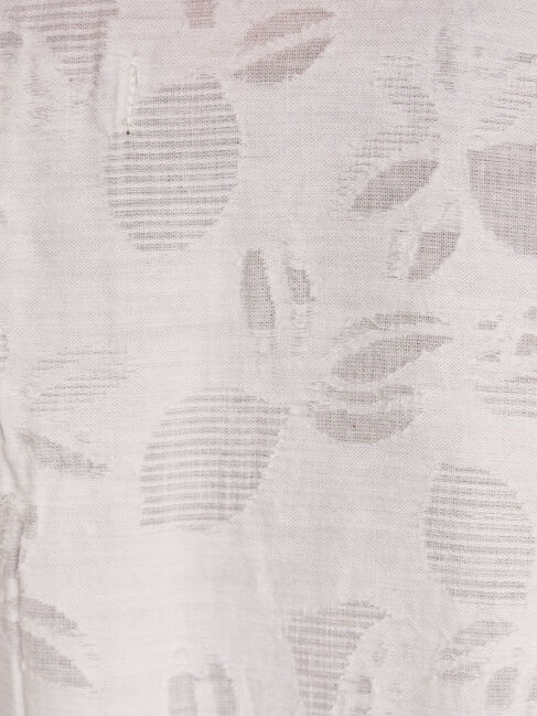 Samansa Mos2「レモン柄ジャカードチュニック」|シャツ・ブラウス|