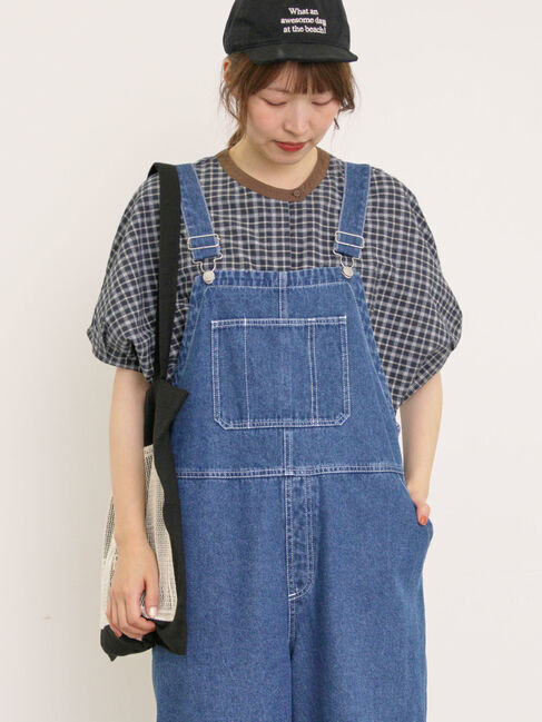 Samansa Mos2「【クールコットン】柄アソートクレリック袖タックブラウス」|シャツ・ブラウス|