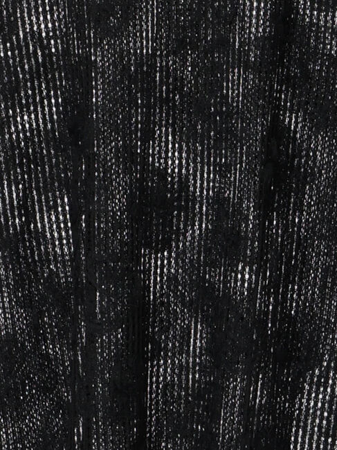 Samansa Mos2 blue「チュールフラワーコードTシャツ」|Tシャツ・カットソー|