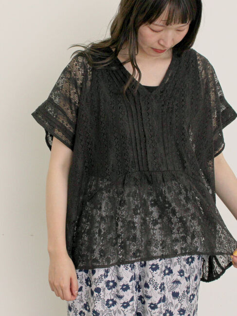 Samansa Mos2「2WAYレースベスト」|ダウンベスト・ベスト|