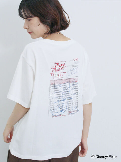 Samansa Mos2 blue「トイ・ストーリー/キャミセットTシャツ」|Tシャツ・カットソー|