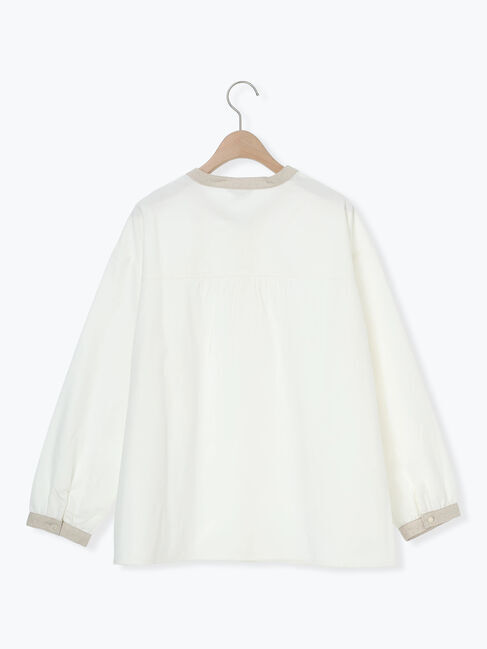 Samansa Mos2「保温加工クレリックシャツ」|シャツ・ブラウス|