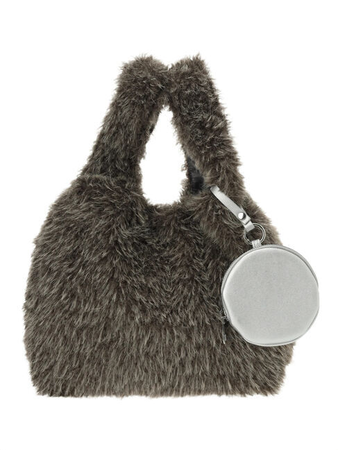 Samansa Mos2 blue「フェイクファーマルシェバッグ」|その他|