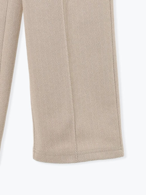 Samansa Mos2 blue「ヘリンボーンストレートパンツ」|その他|