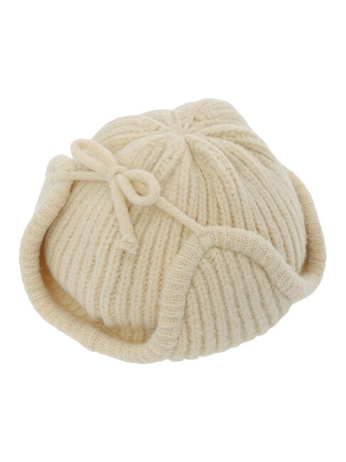 Samansa Mos2 Lagom「リブニットフライトキャップ」|その他|