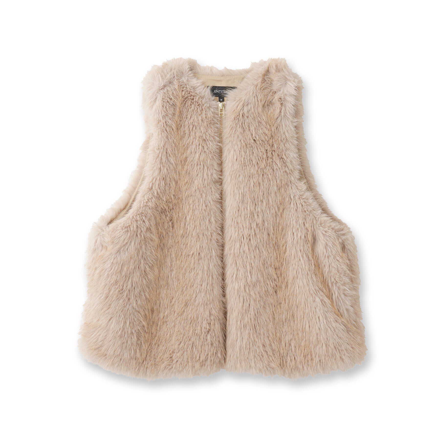 UNTITLED「【トレンド/モード】フェイクファーベスト」|ベスト・ジレ|