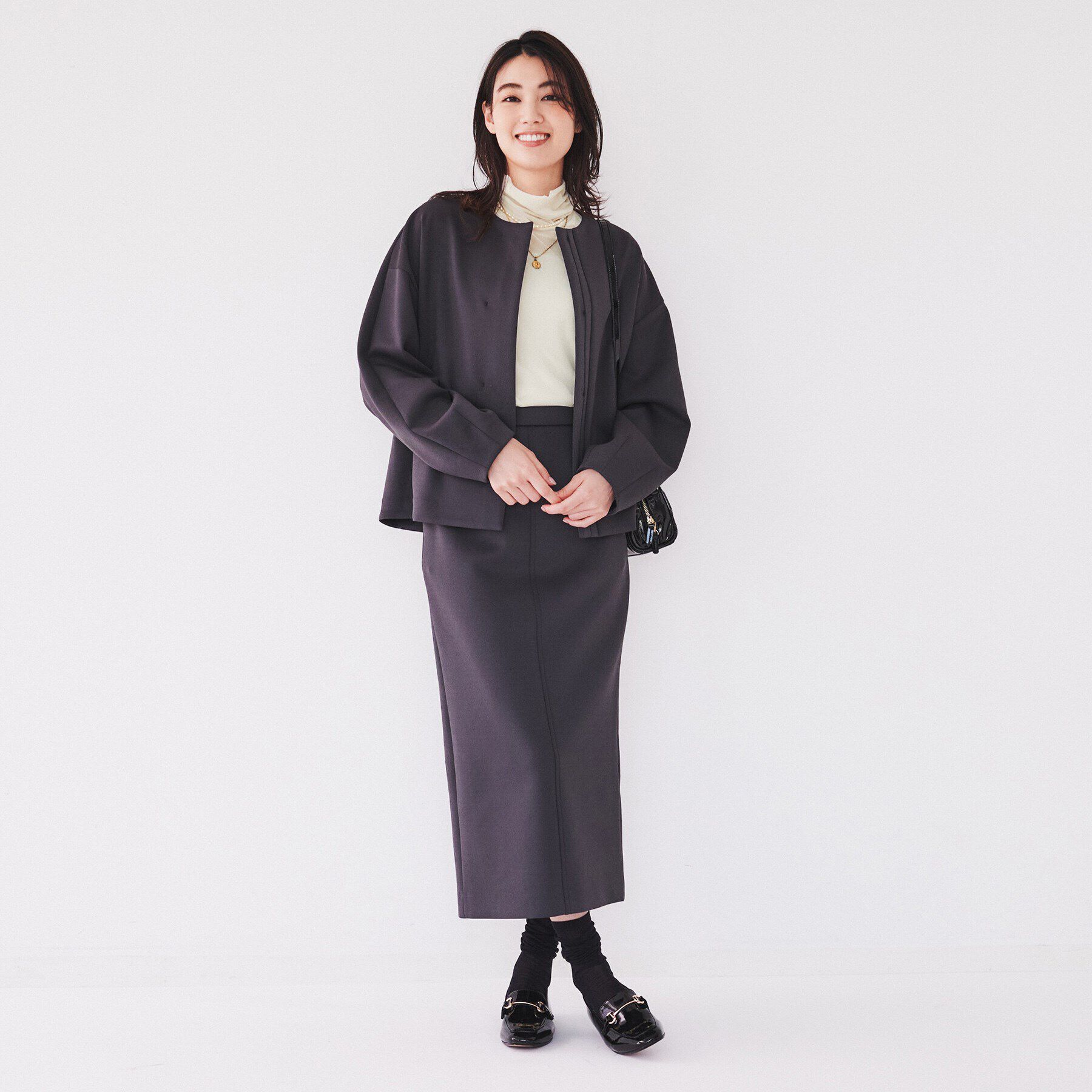 UNTITLED「【洗える】ベロアインナートップス」|Tシャツ・カットソー|