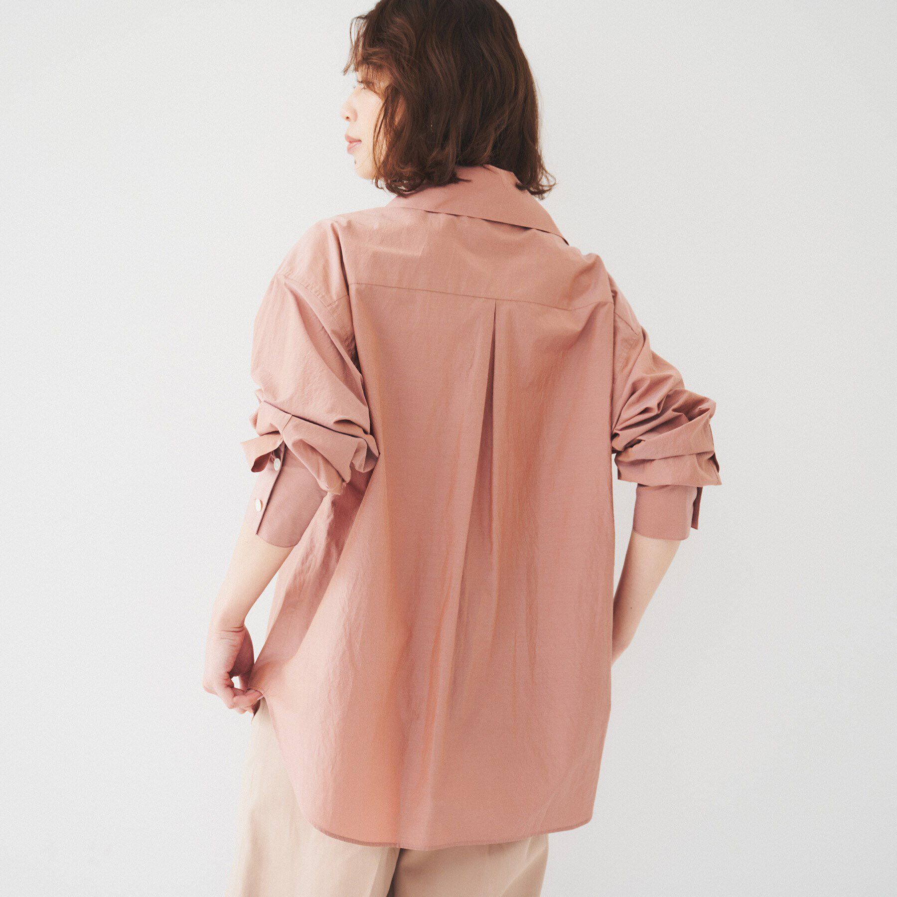 UNTITLED「【セットアップ可能/トレンド】ライトコットン プルオーバーシャツ」|シャツ・ブラウス|