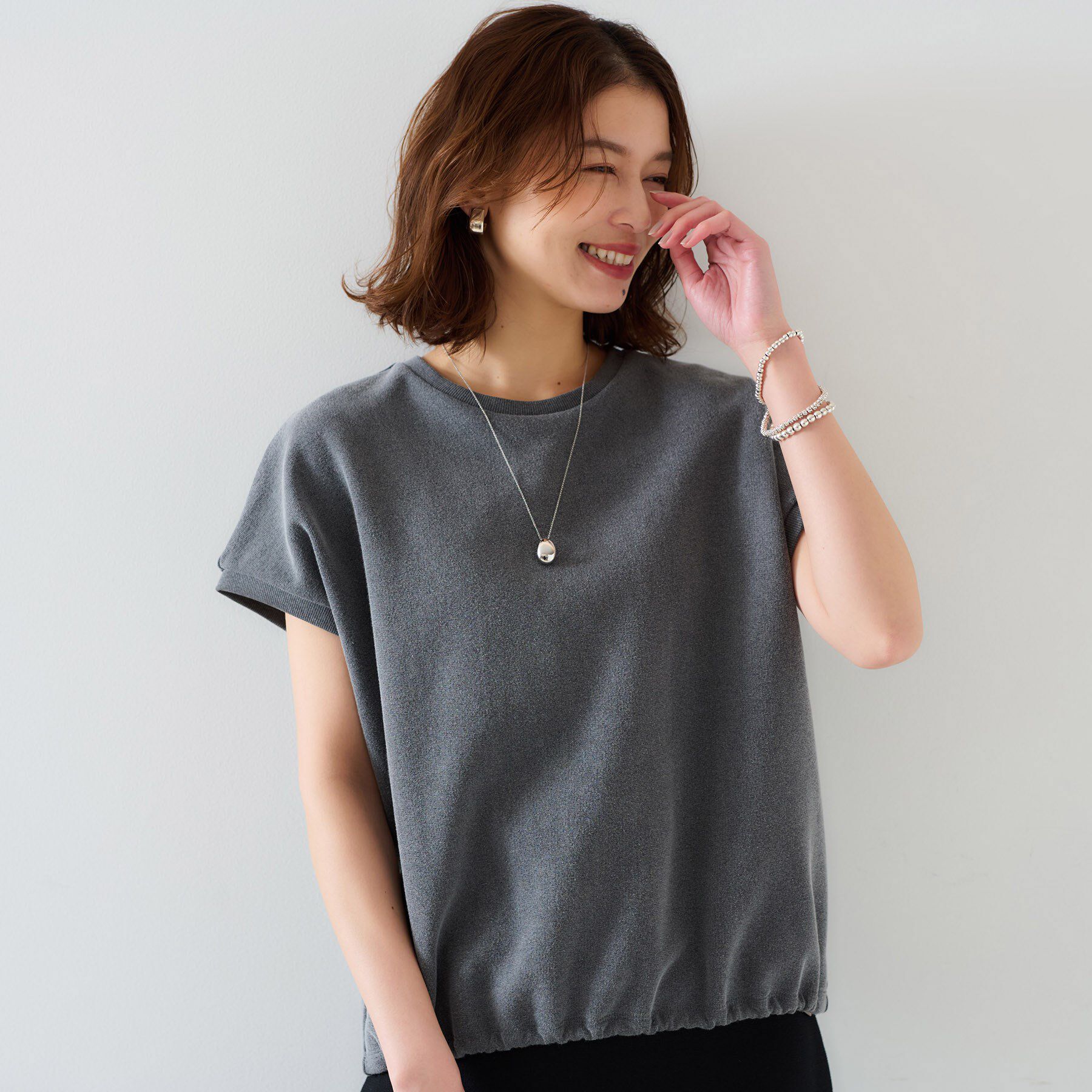 UNTITLED「【手洗い可】ヴィンテージライク スウェットトップス」|パーカー|