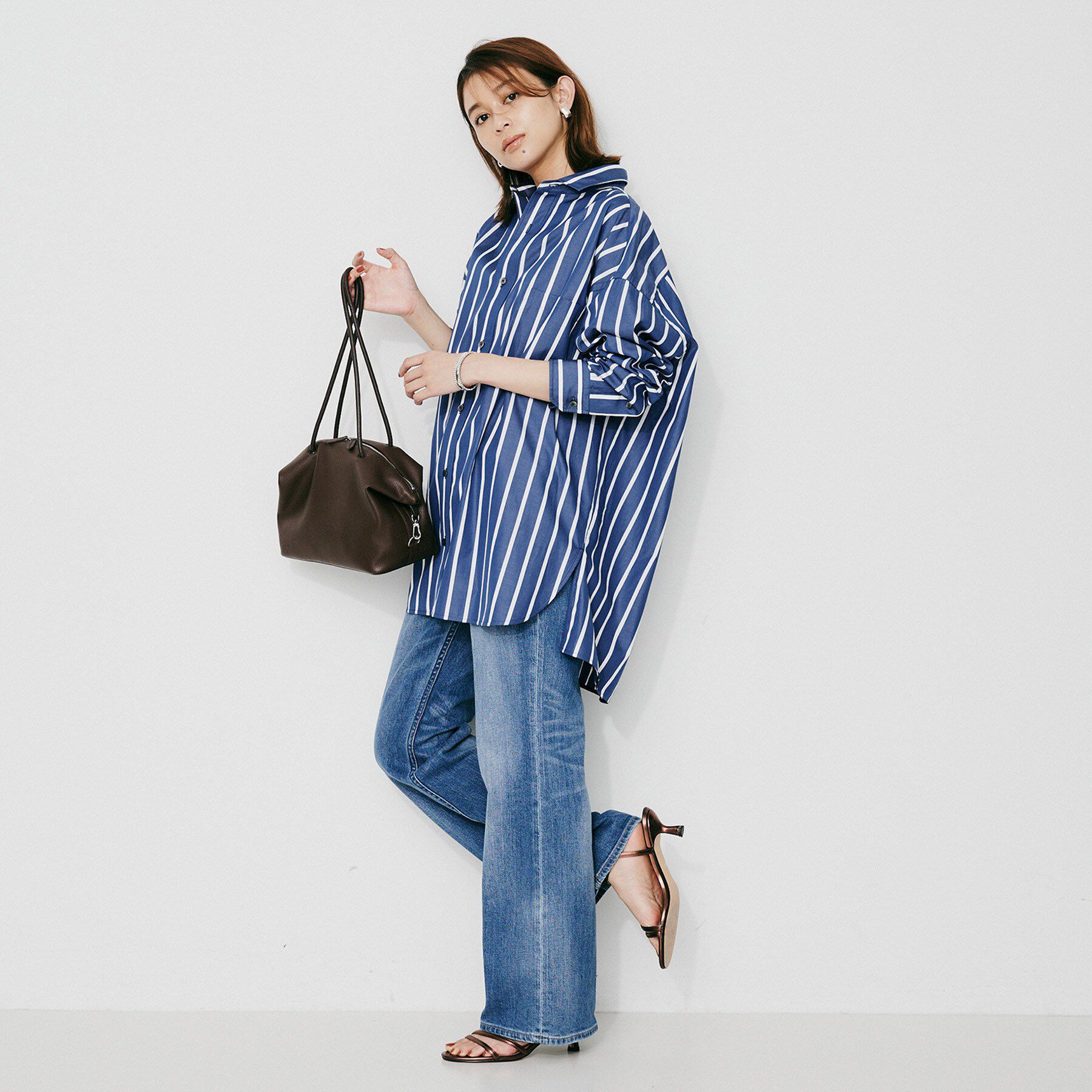 UNTITLED「【TICCA】スクエアビッグシャツ」|シャツ・ブラウス|