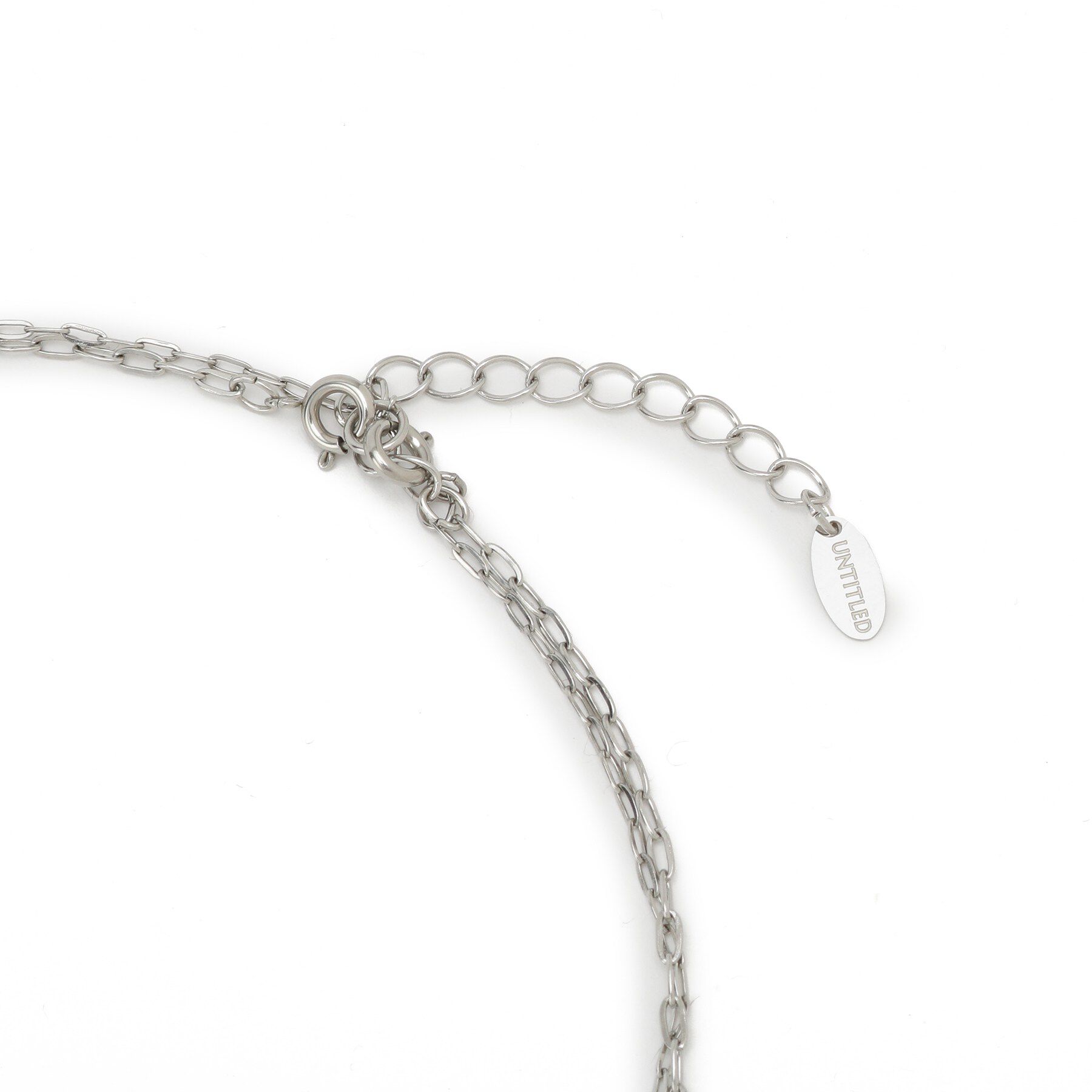 UNTITLED「【ステンレス】レイヤードコインネックレス」|ネックレス|