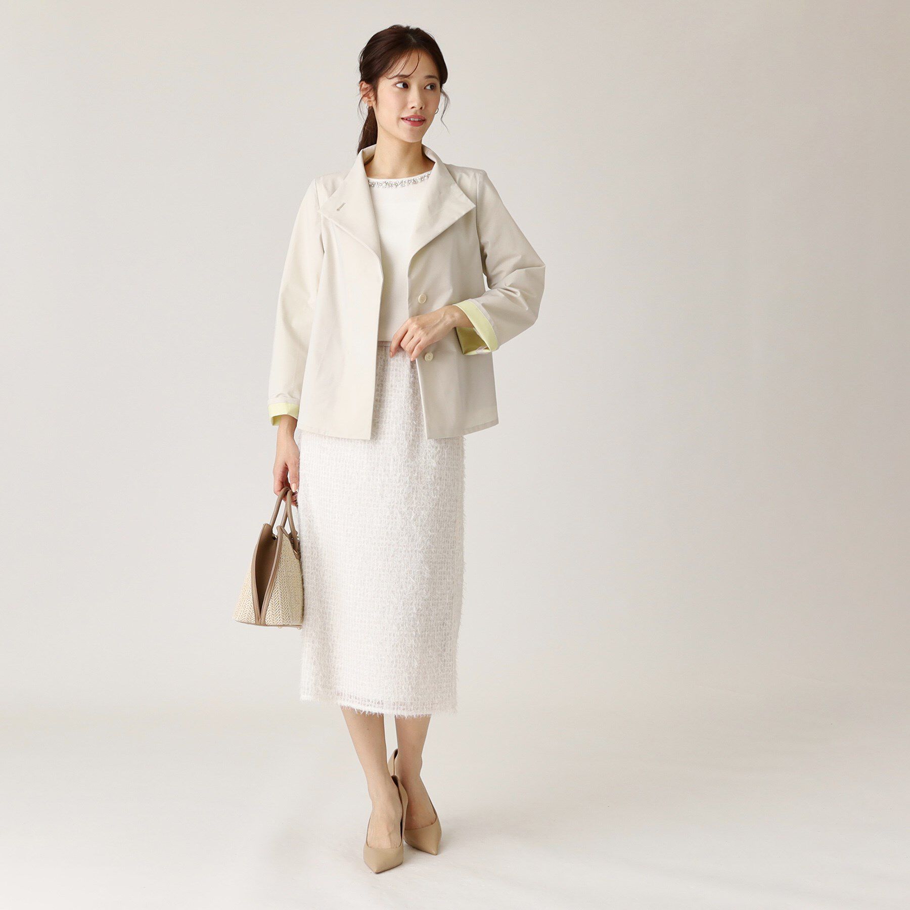 COUP DE CHANCE「ナチュラル麻調バッグ」|ハンドバッグ|