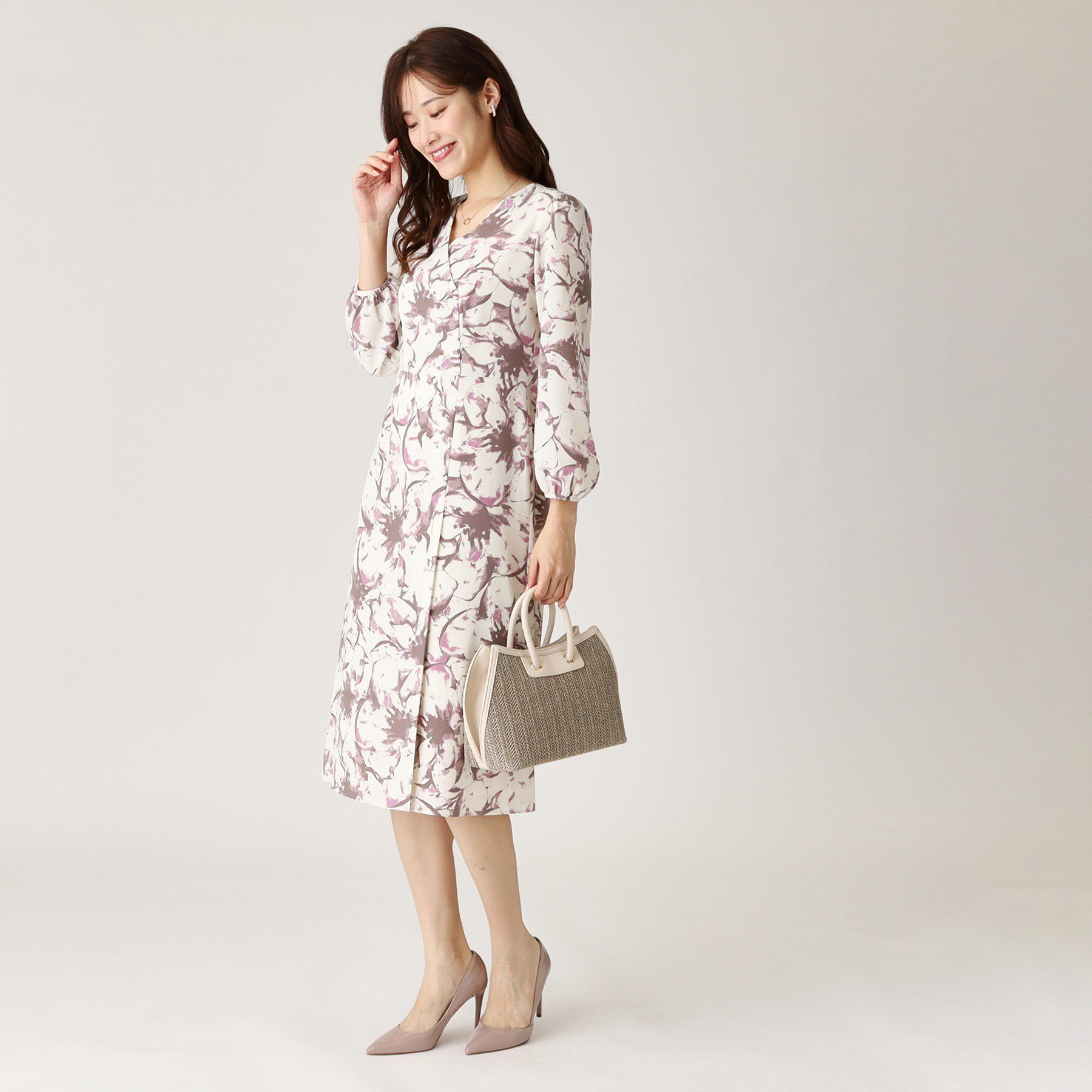 COUP DE CHANCE「ナチュラル麻調バッグ」|ハンドバッグ|