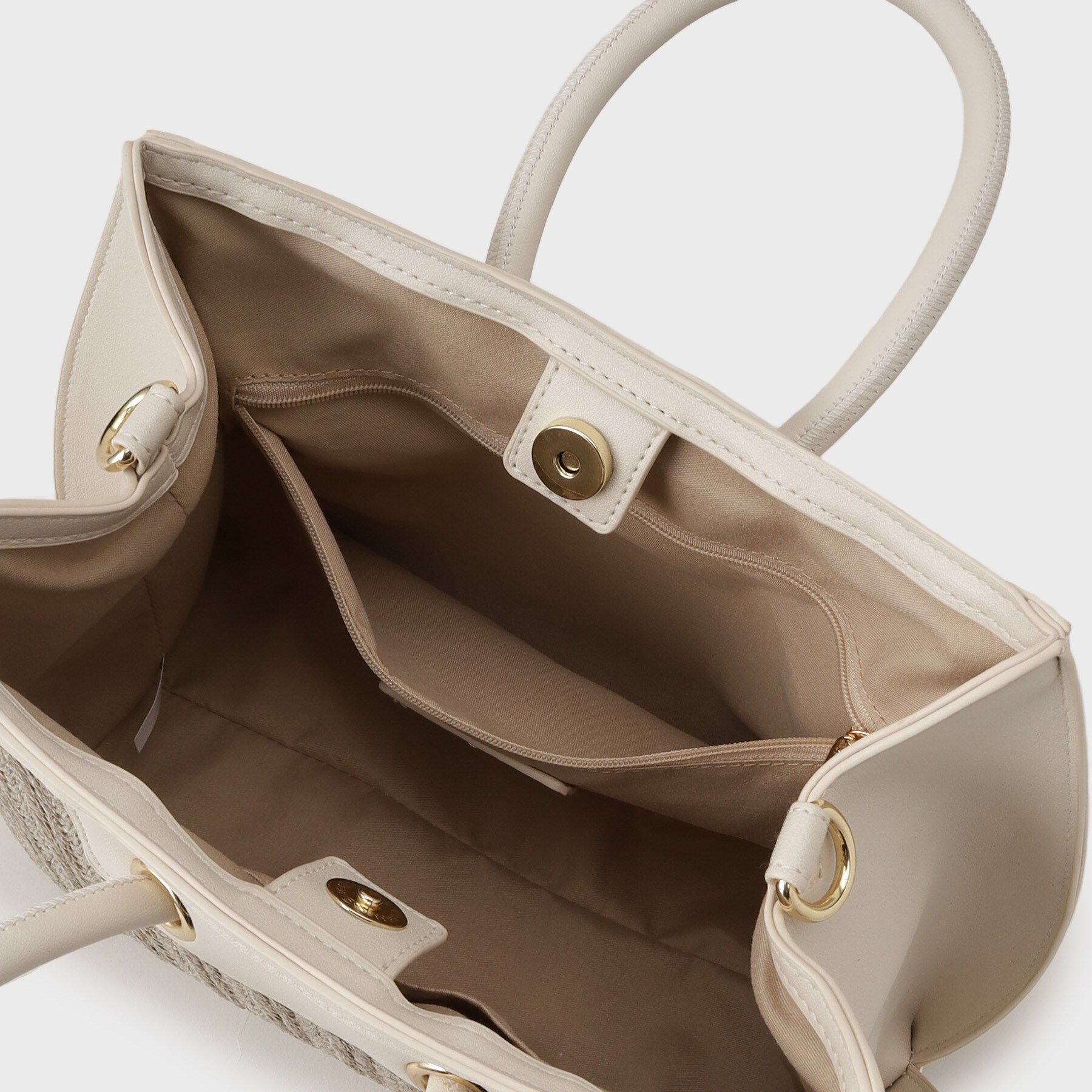 COUP DE CHANCE「ナチュラル麻調バッグ」|ハンドバッグ|