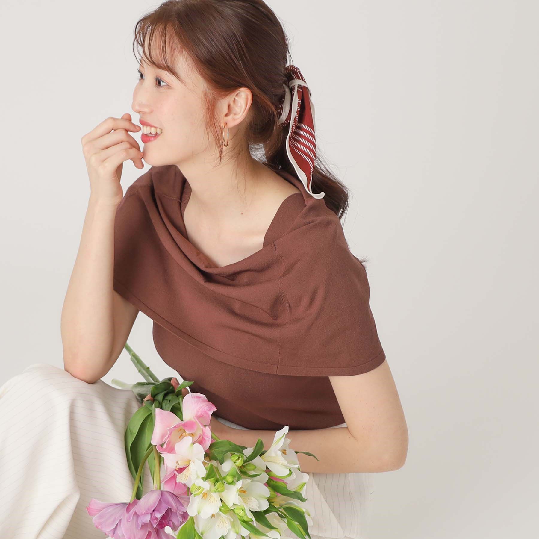 COUP DE CHANCE「【洗える】オフショルダーニットトップス」|ニット・セーター|